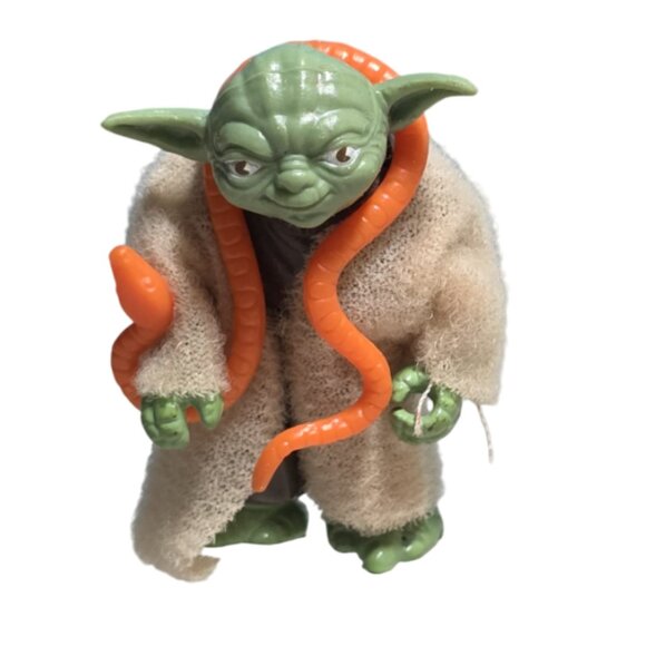 Kenner Other - Vintage 1980 Kenner Yoda action figure with the orange snake accessory